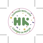 Changed With Love Stickers - (100 stickers per roll)