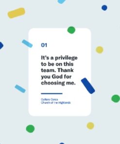 First Serve Culture Card Welcome Notecard - (Pack of 50)
