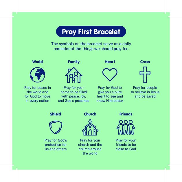 HK Prayer Bracelet Card (1 pack = 50 cards)